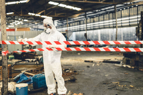 Professional Crime Scene Cleanup technician working in Garden City, SC